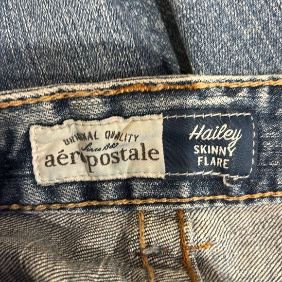Aeropostale Light Blue Flare Jeans for Women - Picture 6 of 7